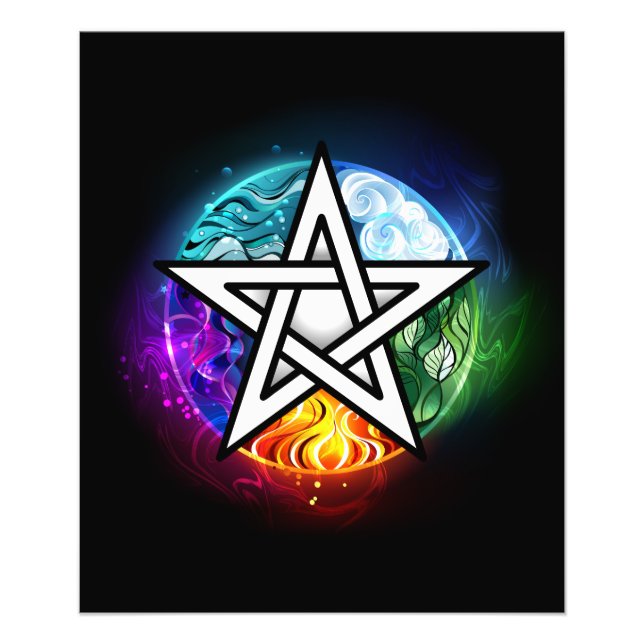 Foto Pentagrama de Wiccan (Frente)