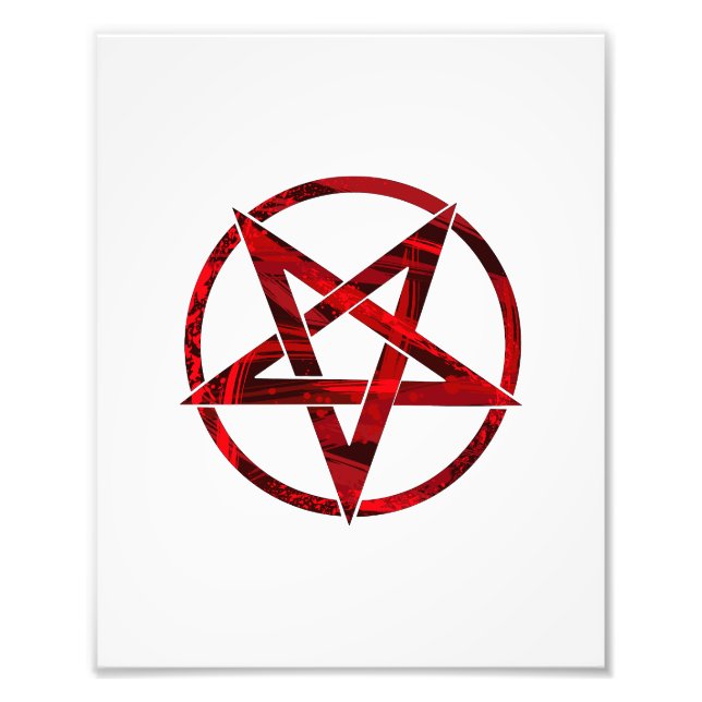 Foto Pentagrama del Diablo Rojo (Frente)