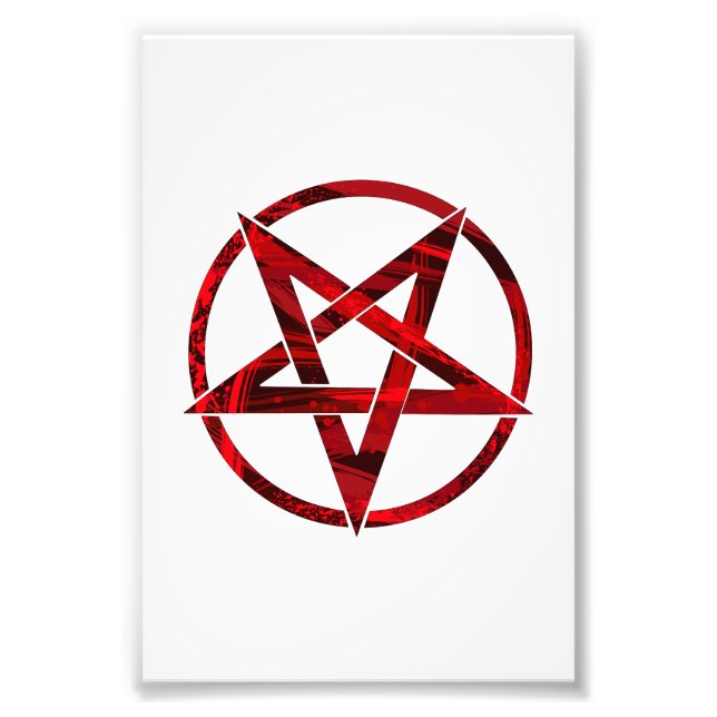 Foto Pentagrama del Diablo Rojo (Frente)