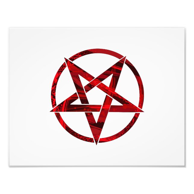 Foto Pentagrama del Diablo Rojo (Frente)