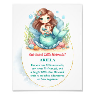 Foto Pequeña Decoración De La Sala De La Niñera Sirena