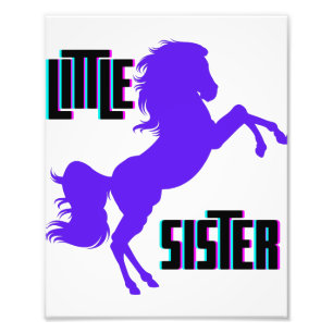Foto Pequeña Hermana Poni Morado