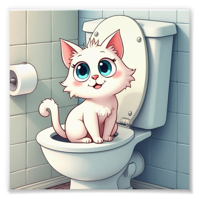 Foto Pequeño gato gracioso (Frente)