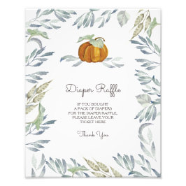 Foto Pequeño Rótulo de pañales de calabaza