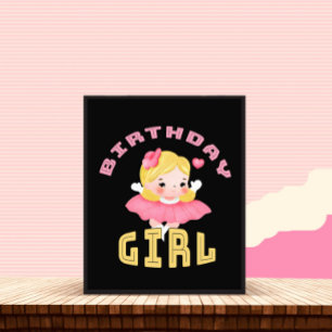 Foto Pequeño y lindo chica de cumpleaños