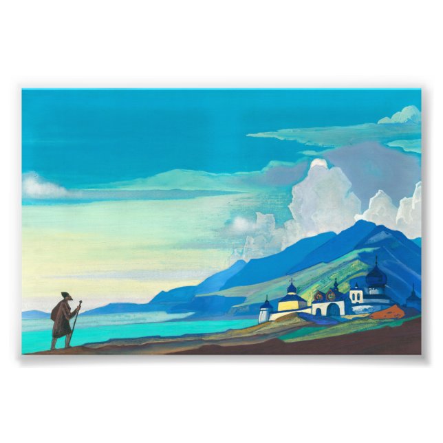 Foto Peregrino de la ciudad radiante, por Nicholas Roer (Frente)