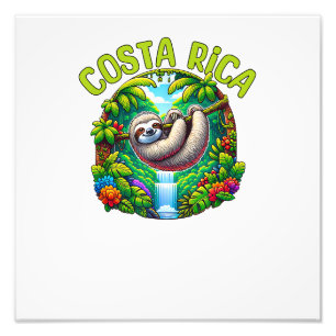 Foto Perezoso de Costa Rica - Camiseta de Cascada de Se