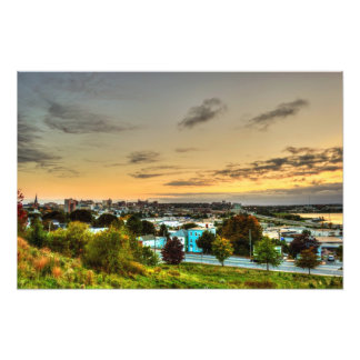 Foto perfil aéreo de portland