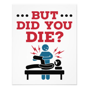 Foto Pero Moriste Divertida Terapia Física PT