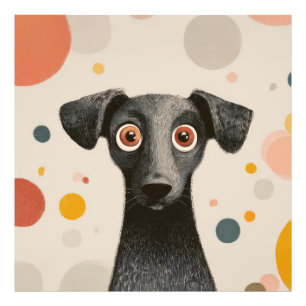 Foto Perrito de Ojos Grandes - Retrato Divertido y Lind