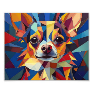 Foto Perro cubista de IA