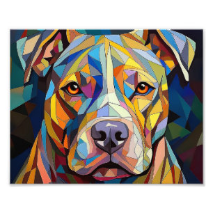 Foto Perro cubista de IA