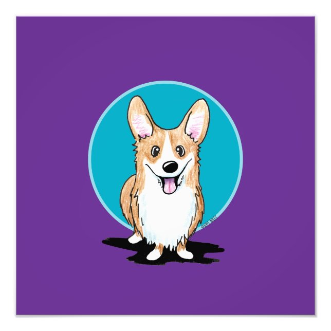 Foto Perro de Corgi Feliz (Frente)