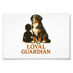 Foto Perro de montaña bernés leal guardián de la famili