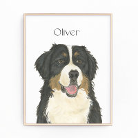 Perro de montaña Bernés personalizado