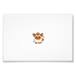 Foto Perro Kawaii de Halloween � Calabaza Fantasma Pega