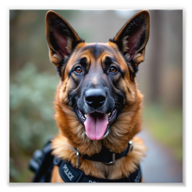 Foto Perro policial (Frente)