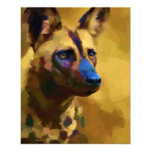 Foto Perro salvaje africano pintado