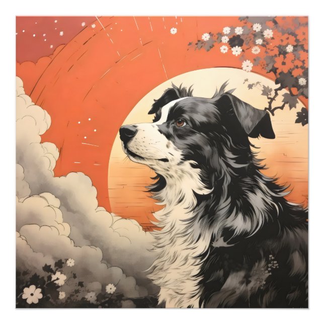Foto Perro Ukiyo-e (Frente)