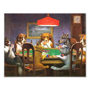 Foto Perros Jugando Al Poker Como Un Amigo En Necesidad