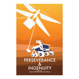 Foto Perseverancia e ingenio Marte 2020
