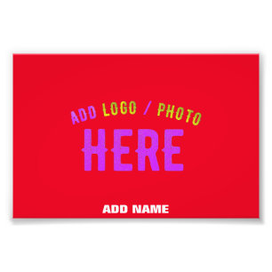 FOTO PERSONALIZABLE MODERNO ESTILO MARCA VERIFICADA ROJ