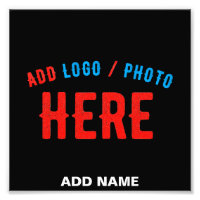 PERSONALIZABLE MODERNO ESTILO NEGRO VERIFICADO MAR