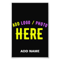 PERSONALIZABLE MODERNO ESTILO NEGRO VERIFICADO MAR