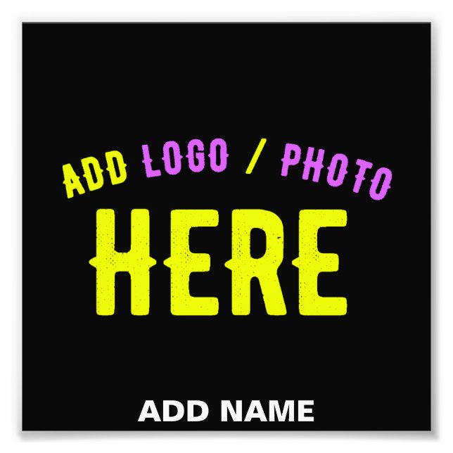 FOTO PERSONALIZABLE MODERNO ESTILO NEGRO VERIFICADO MAR (Frente)