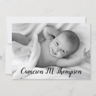 Foto personalizada Anuncio de nacimiento de bebé m
