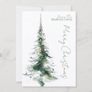 Foto personalizada de árbol de Navidad moderno abs