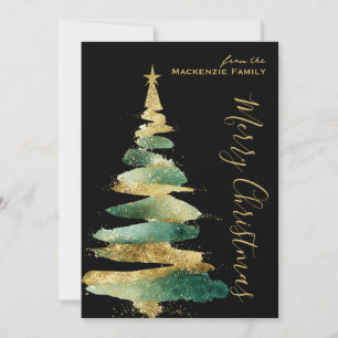 Foto personalizada de árbol de Navidad moderno abs