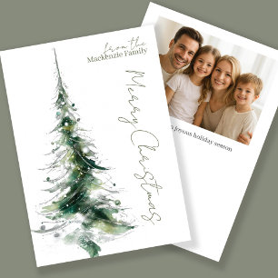 Foto personalizada de árbol de Navidad moderno abs