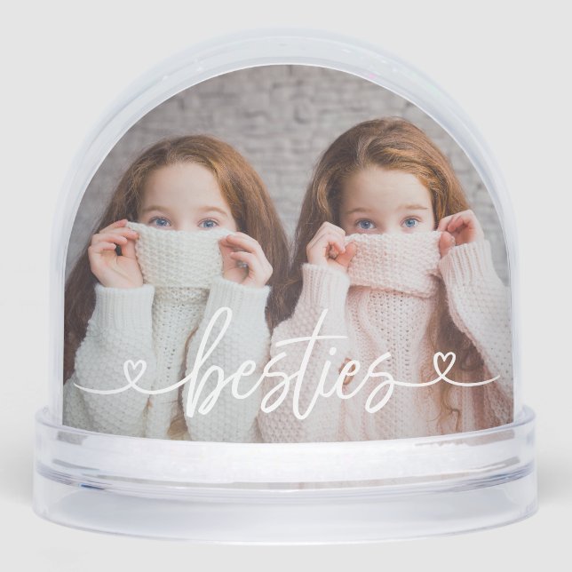 Foto personalizada de Besties Love Hearts (Anverso)