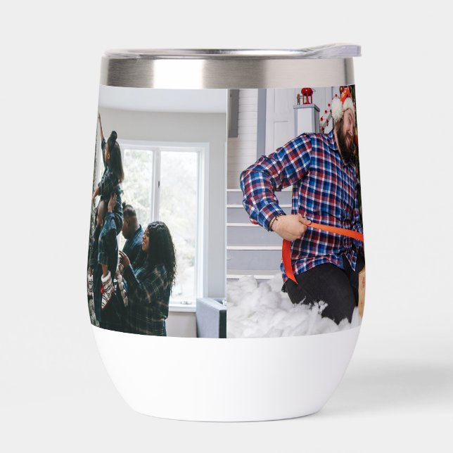 Foto personalizada de dos Navidades de familia (Izquierdo)