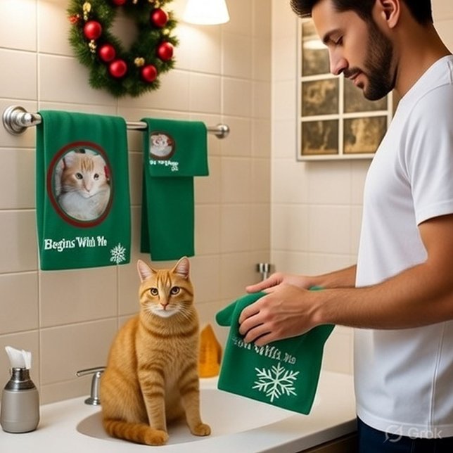 Foto personalizada de Feliz Navidad Meow (Subido por el creador)