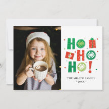Foto personalizada de festividades en Ho Ho Ho Ho