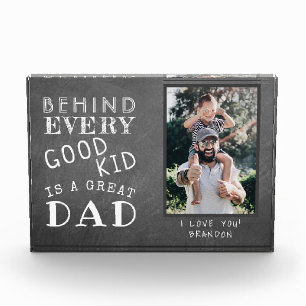 Foto personalizada de gran papá con niño