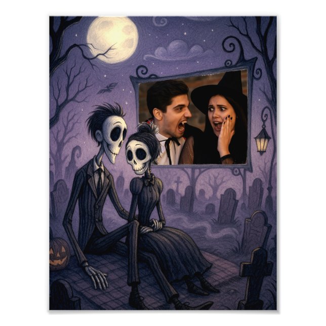 Foto personalizada de Halloween gótico (Frente)