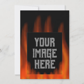 Foto personalizada de incendio épico