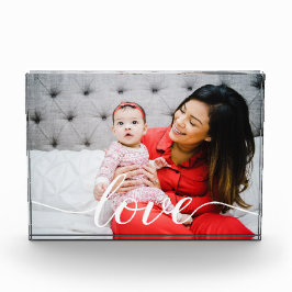 Foto personalizada de la familia de amor familiar