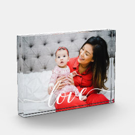 Foto personalizada de la familia de amor familiar