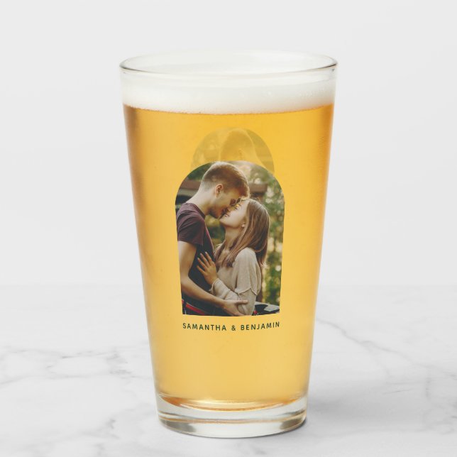 Foto personalizada de parejas modernas (Reverso (lleno))