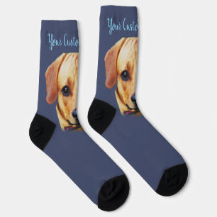 Foto personalizada de perro en calcetines
