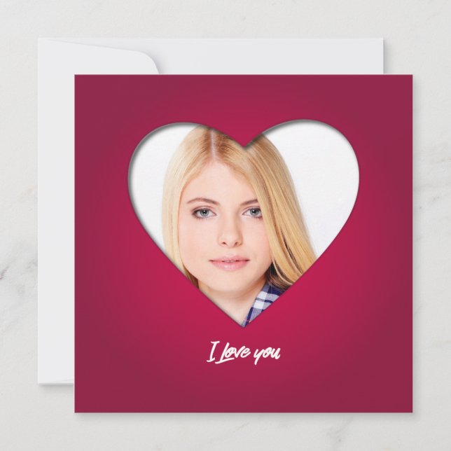 Foto personalizada de San Valentín de personalizad (Anverso)