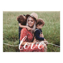 Foto personalizada del guión de amor familiar