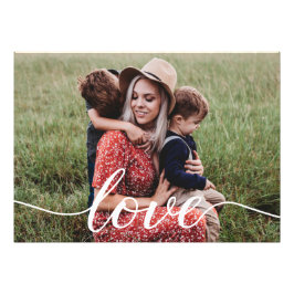 Foto personalizada del guión de amor familiar