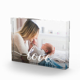 Foto personalizada del guión de amor familiar para