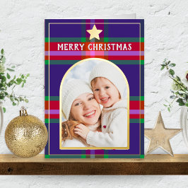 Foto personalizada en un marco de arco con Navidad
