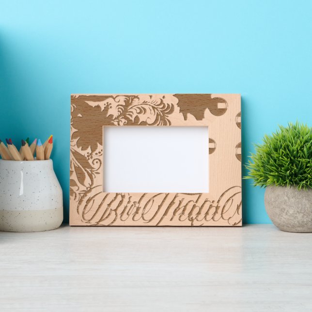 Foto personalizada grabada, marco de plata (Anverso)